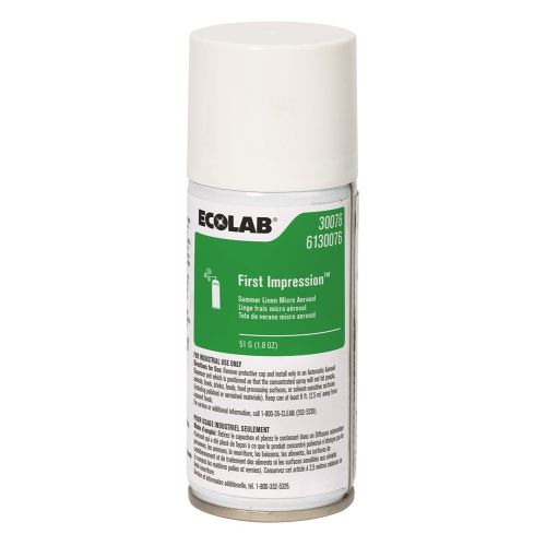 Microaerosol Ecolab® First Impression®, Ropa Blanca de Verano, 1.8 oz, N.º 6130076